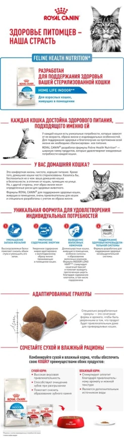 Сухой корм Royal Canin Indoor для кошек, 4 кг фото 11