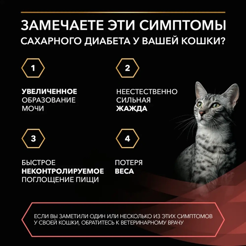 Влажный корм PRO PLAN Veterinary Diets DM Diabetes Management Chicken для кошек, диетический при диабете, с курицей, 85 г фото 2