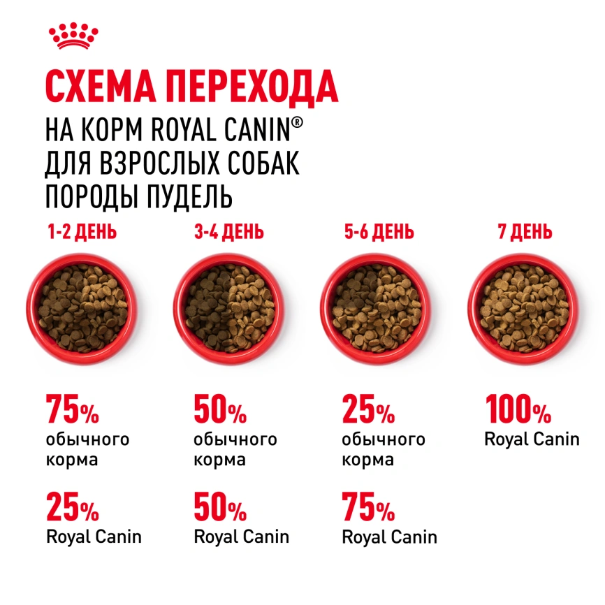 Сухой корм Royal Canin Poodle Adult для взрослых собак, 3 кг фото 6