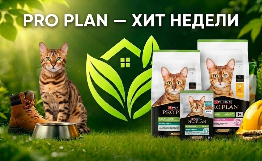 🔥 Хит недели: Легендарный Pro Plan Sterilised!